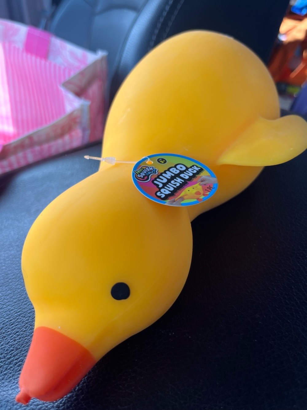 Jumbo Yellow Squish Duck Toy - Kids Toys